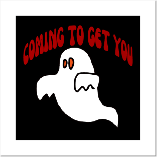 Cute Halloween Ghost Posters and Art